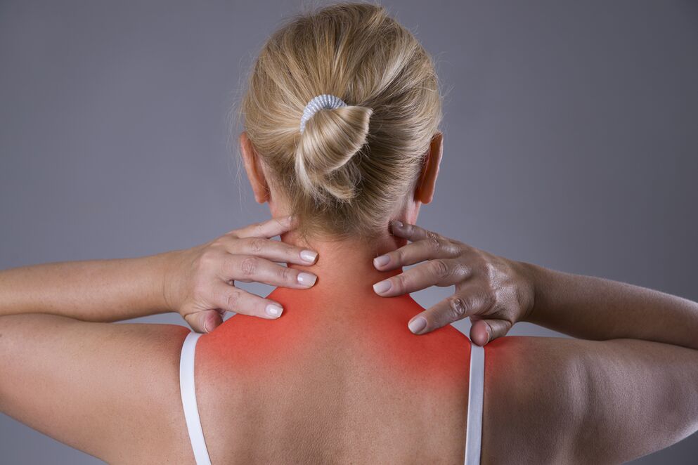 Síntomas de la osteocondrosis cervical.